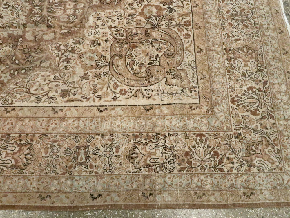 Antique Persian Lavar Kerman Carpet, No.23050 - Staging