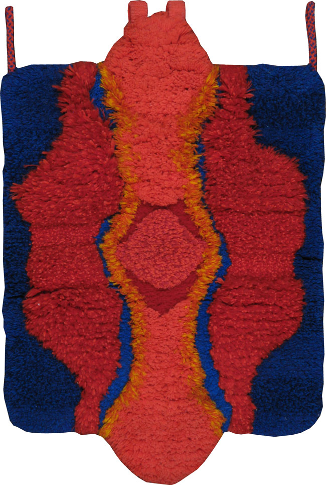 Vintage Moroccan Rug, No.23053 - Staging