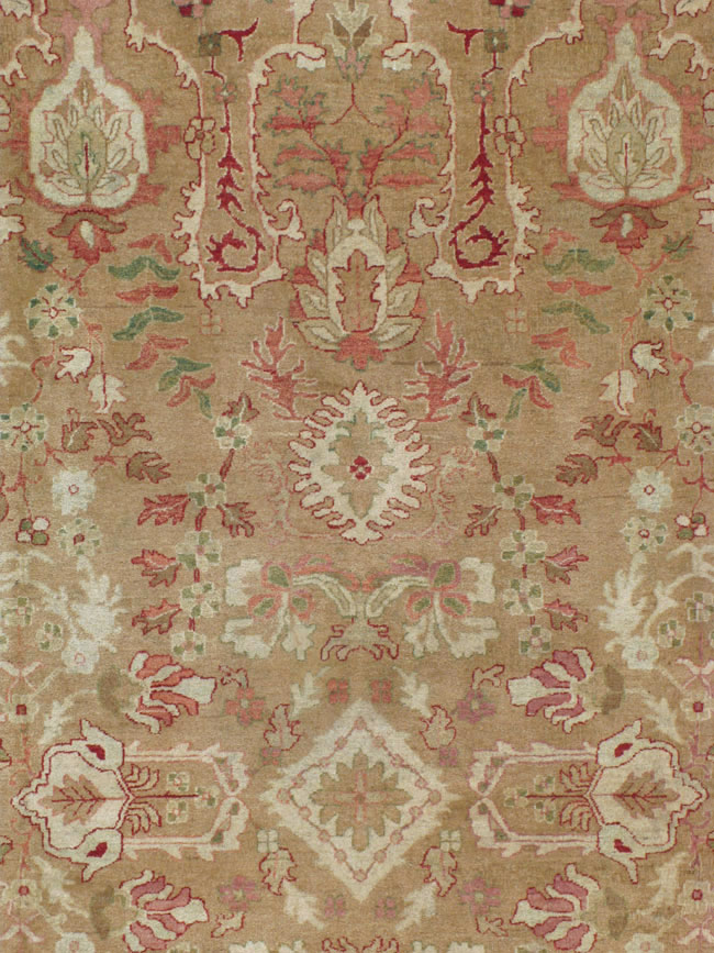 Antique Indian Agra Carpet, No.23054 - Staging