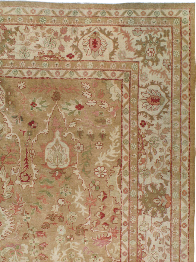 Antique Indian Agra Carpet, No.23054 - Staging