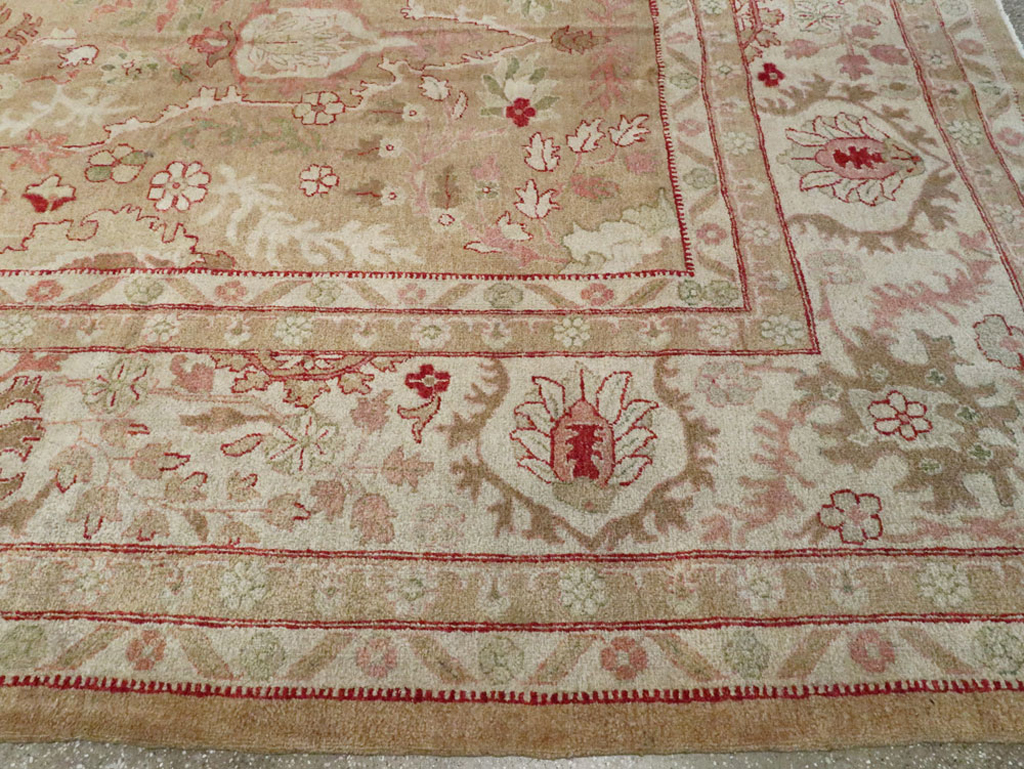 Antique Indian Agra Carpet, No.23054 - Staging