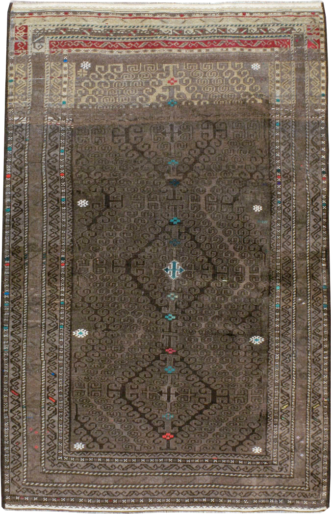 Vintage Persian Baluch Rug, No.23061 - Staging