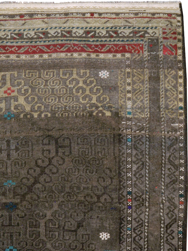 Vintage Persian Baluch Rug, No.23061 - Staging