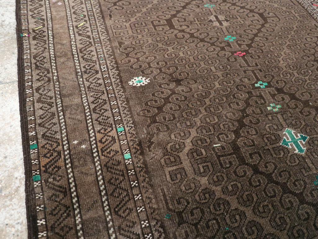 Vintage Persian Baluch Rug, No.23061 - Staging