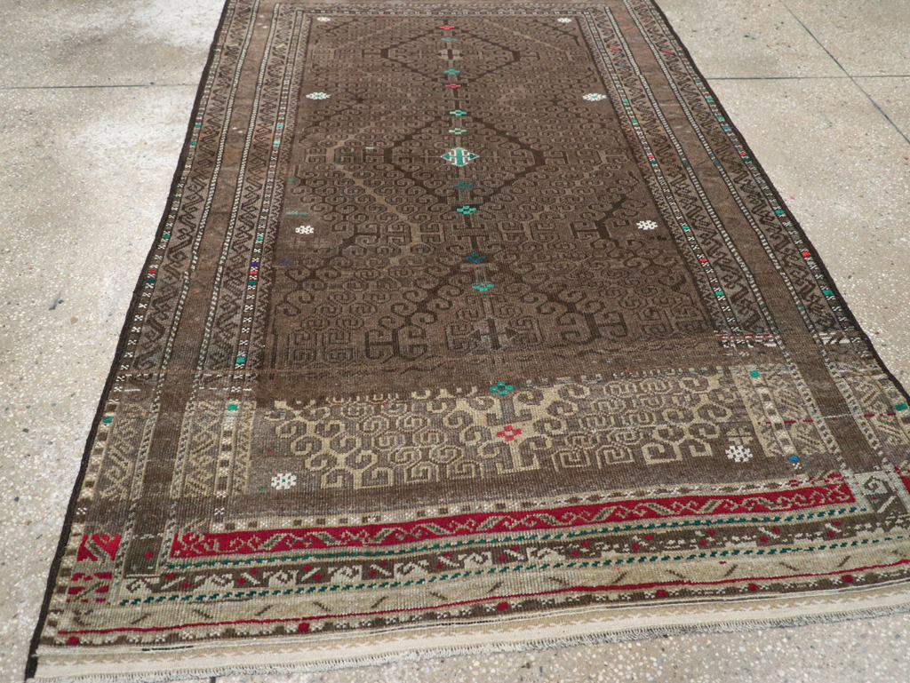 Vintage Persian Baluch Rug, No.23061 - Staging