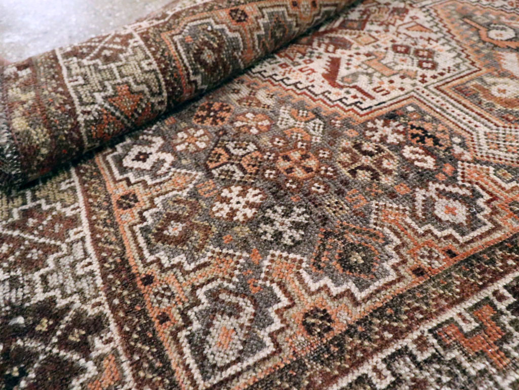 Antique Persian Shiraz Rug, No.23063 - Staging