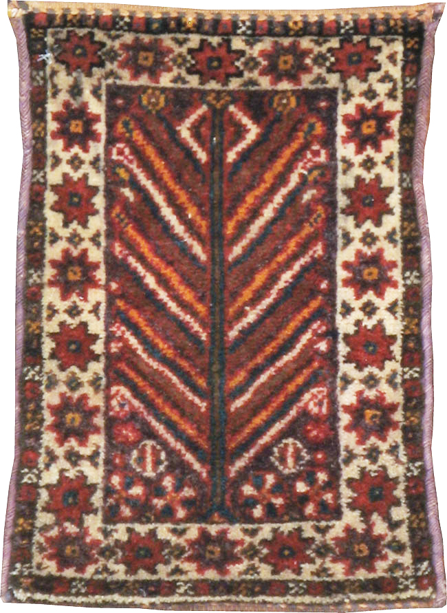 Antique Persian Bag Face, No.23066 - Staging