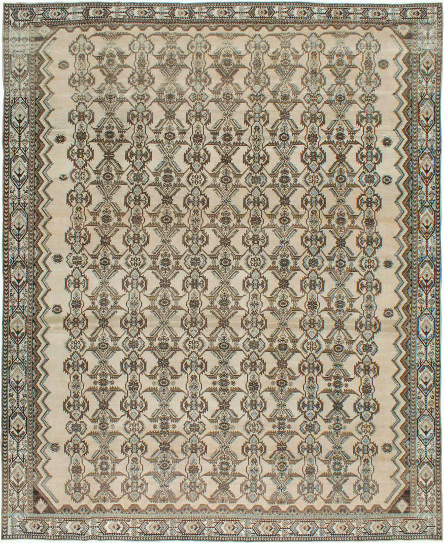 Antique Persian Malayer Rug, No.23069 - Staging