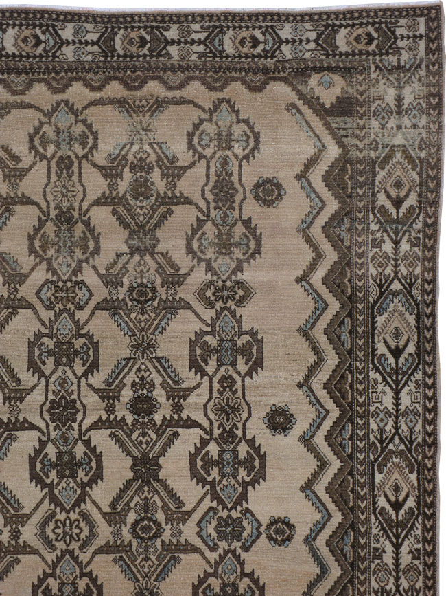 Antique Persian Malayer Rug, No.23069 - Staging