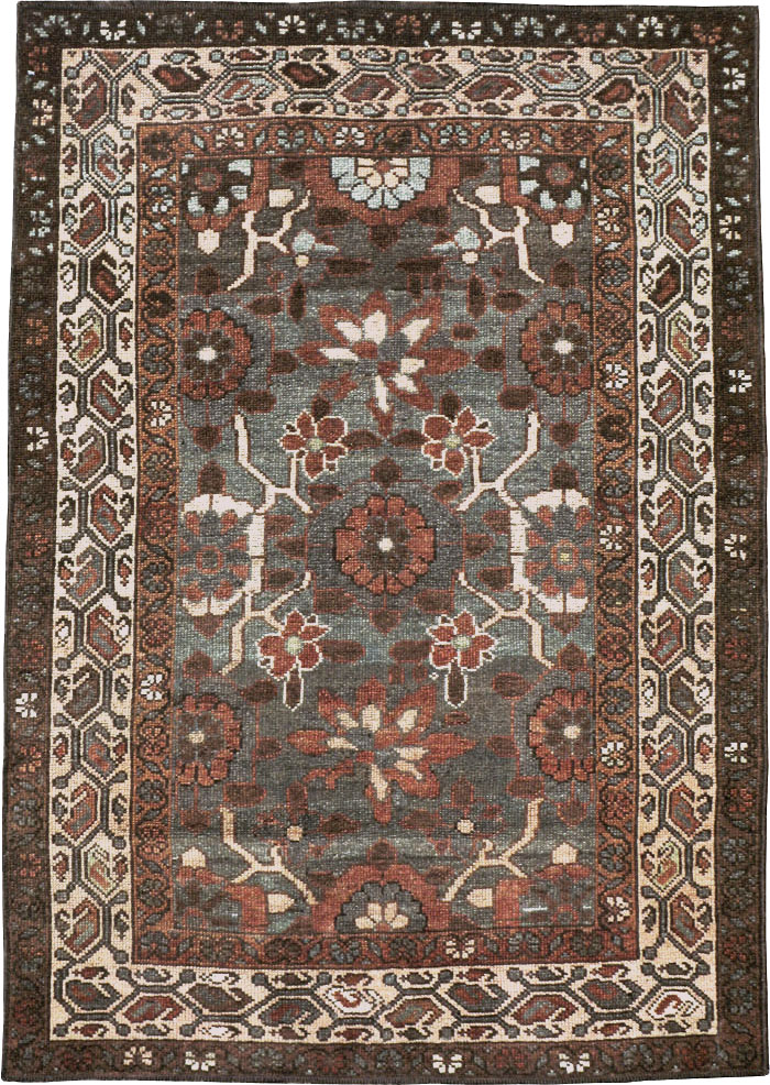 Antique Persian Kurdish Rug, No.23072 - Staging