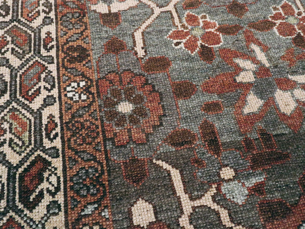 Antique Persian Kurdish Rug, No.23072 - Staging