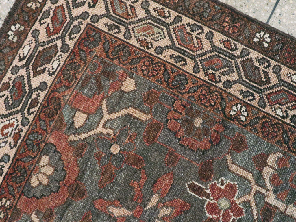 Antique Persian Kurdish Rug, No.23072 - Staging