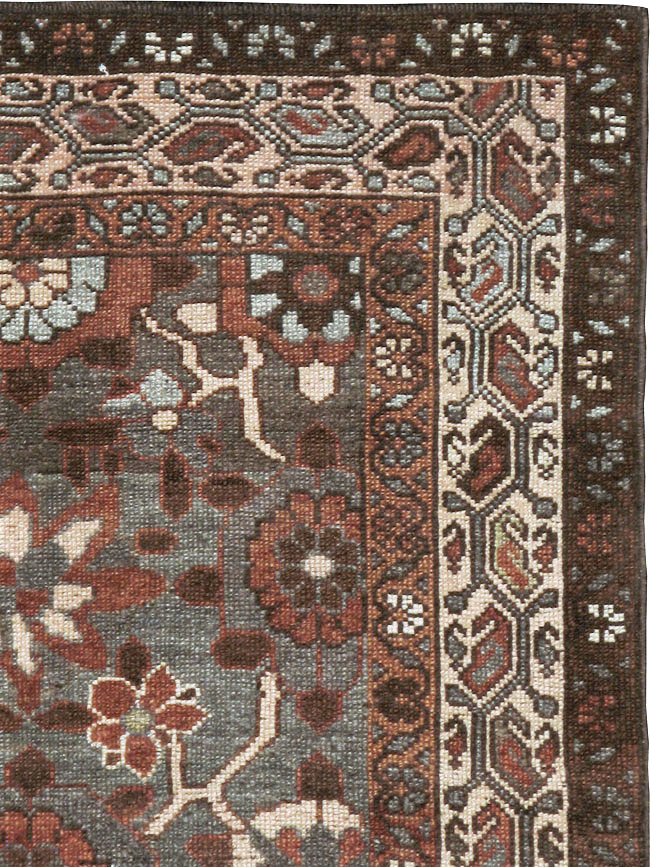 Antique Persian Kurdish Rug, No.23072 - Staging