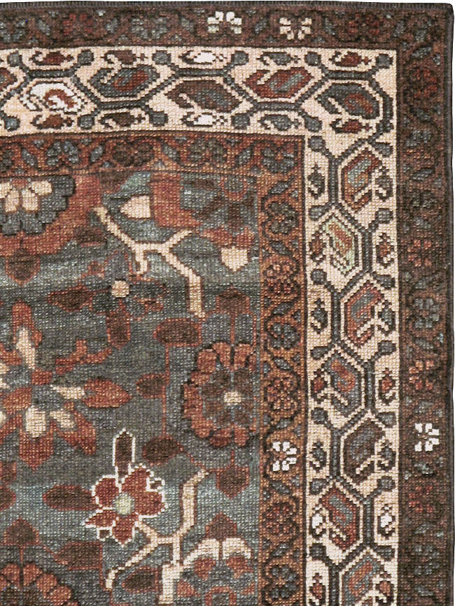 Antique Persian Kurdish Rug, No.23072 - Staging