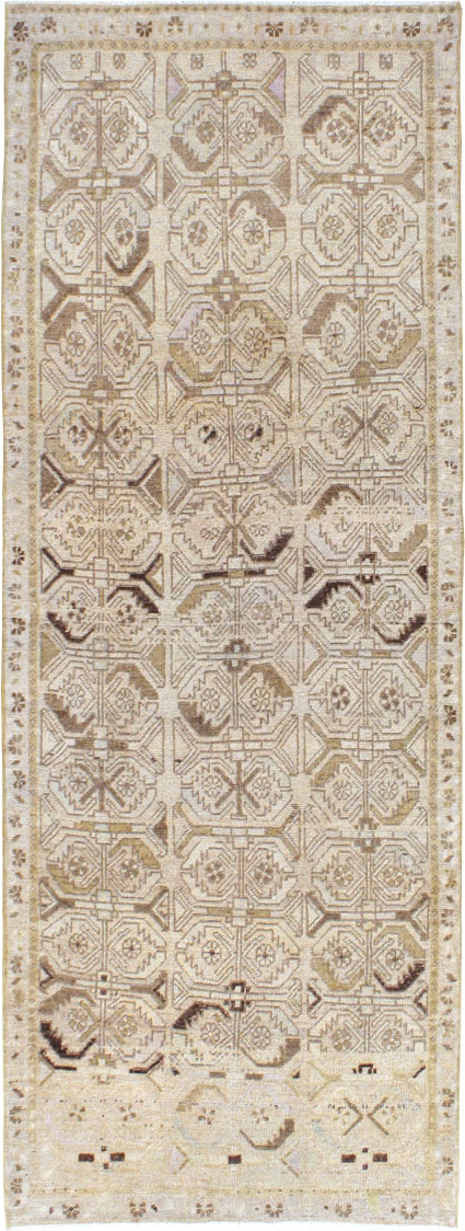 Vintage Persian Tabriz Runner, No.23073 - Staging