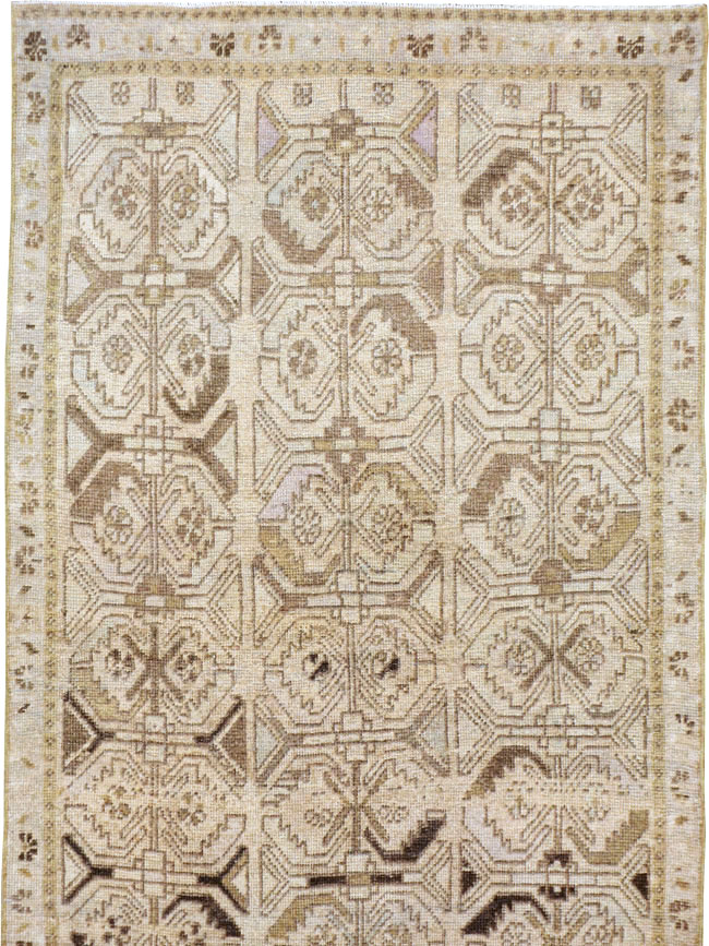 Vintage Persian Tabriz Runner, No.23073 - Staging