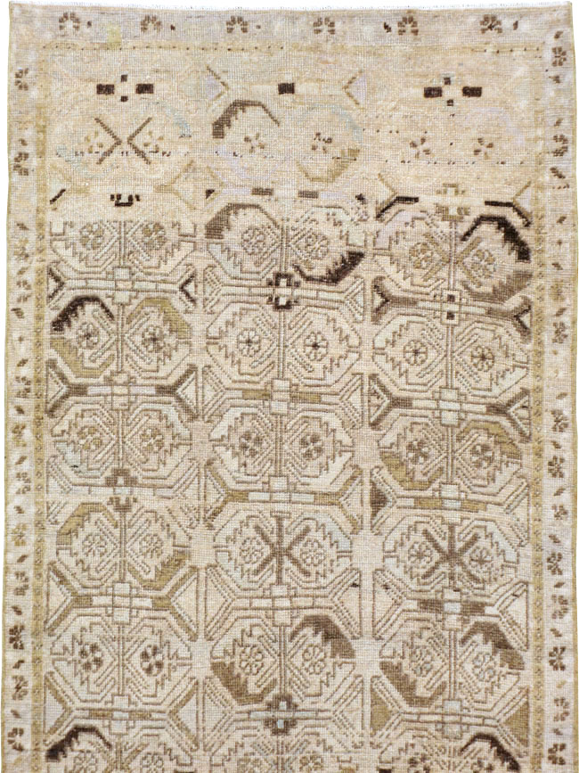Vintage Persian Tabriz Runner, No.23073 - Staging