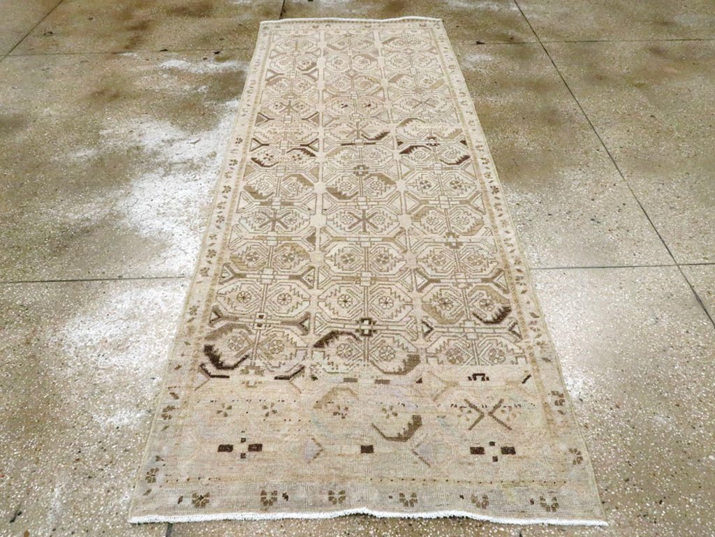 Vintage Persian Tabriz Runner, No.23073 - Staging