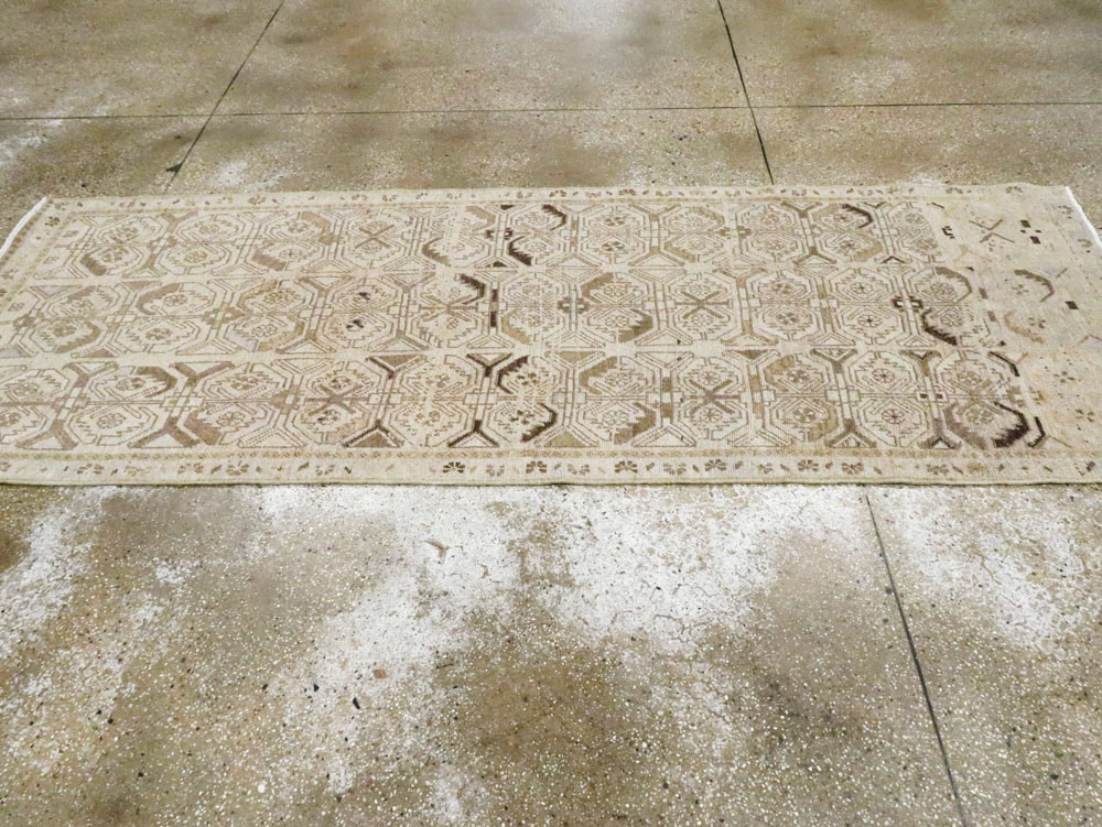 Vintage Persian Tabriz Runner, No.23073 - Staging