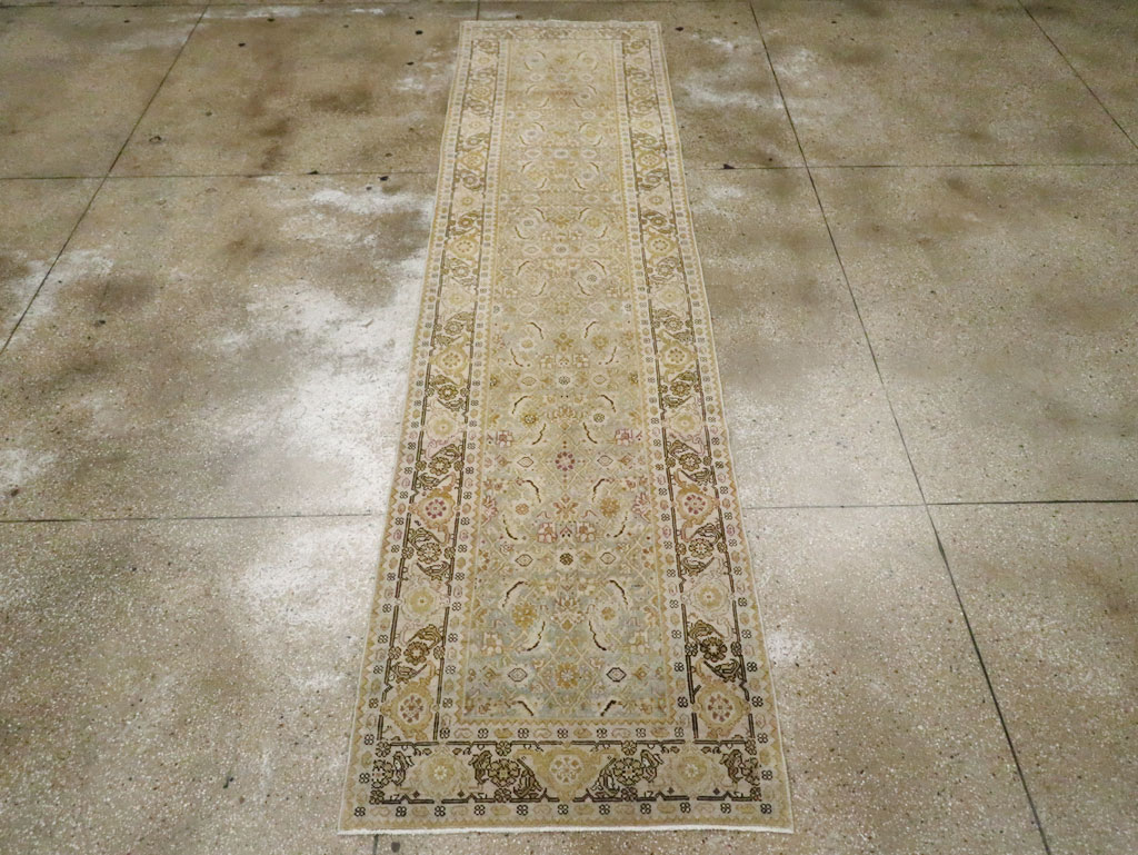 Vintage Persian Malayer Runner, No.23077 - Staging