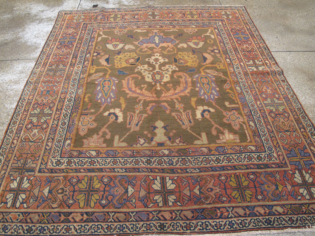 Antique Persian Mahal Carpet, No.23079 - Staging