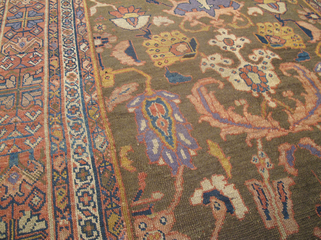 Antique Persian Mahal Carpet, No.23079 - Staging