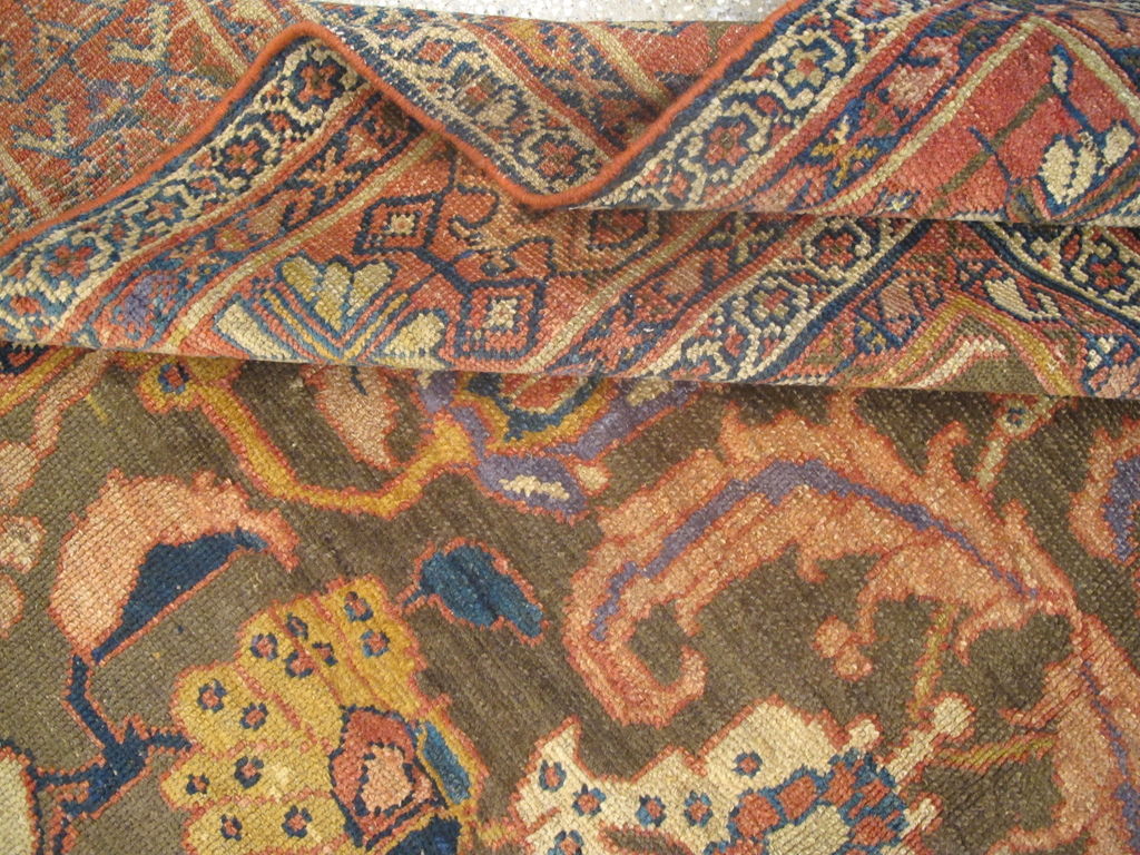 Antique Persian Mahal Carpet, No.23079 - Staging