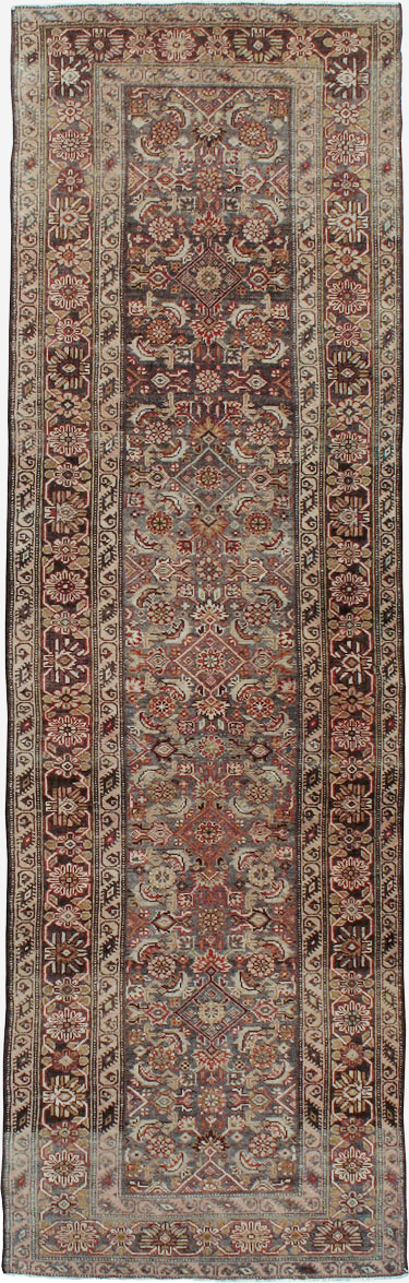 Vintage Persian Malayer Runner, No.23087 - Staging