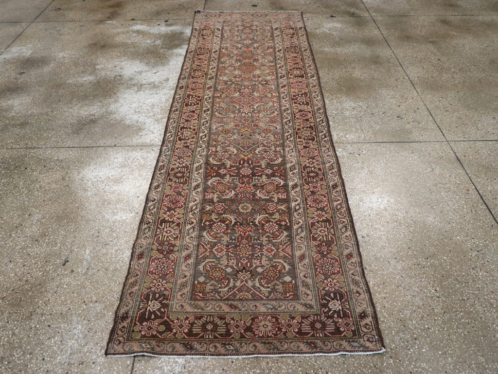 Vintage Persian Malayer Runner, No.23087 - Staging