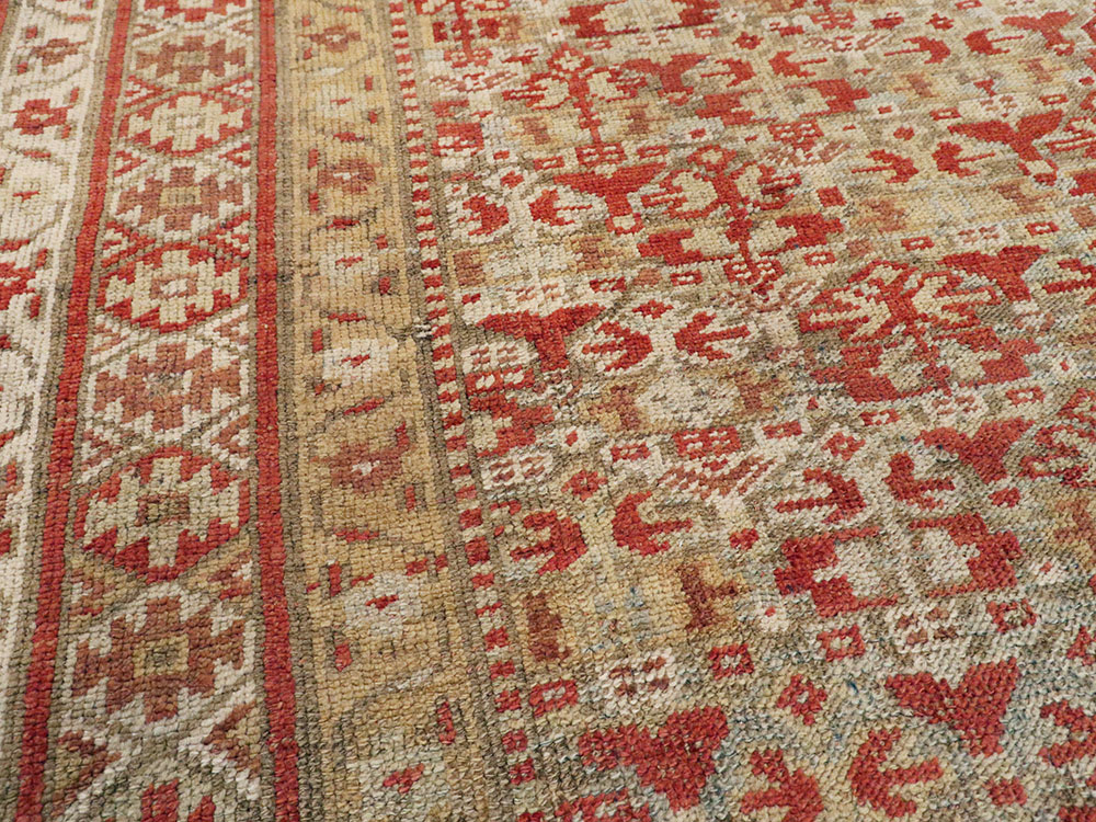Antique Persian Kurdish Rug, No.23095 - Staging