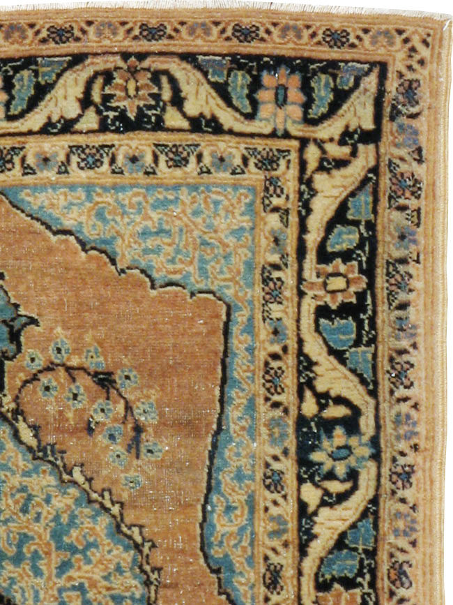 Antique Persian Tabriz Hagi Jalili Rug, No.23104 - Staging