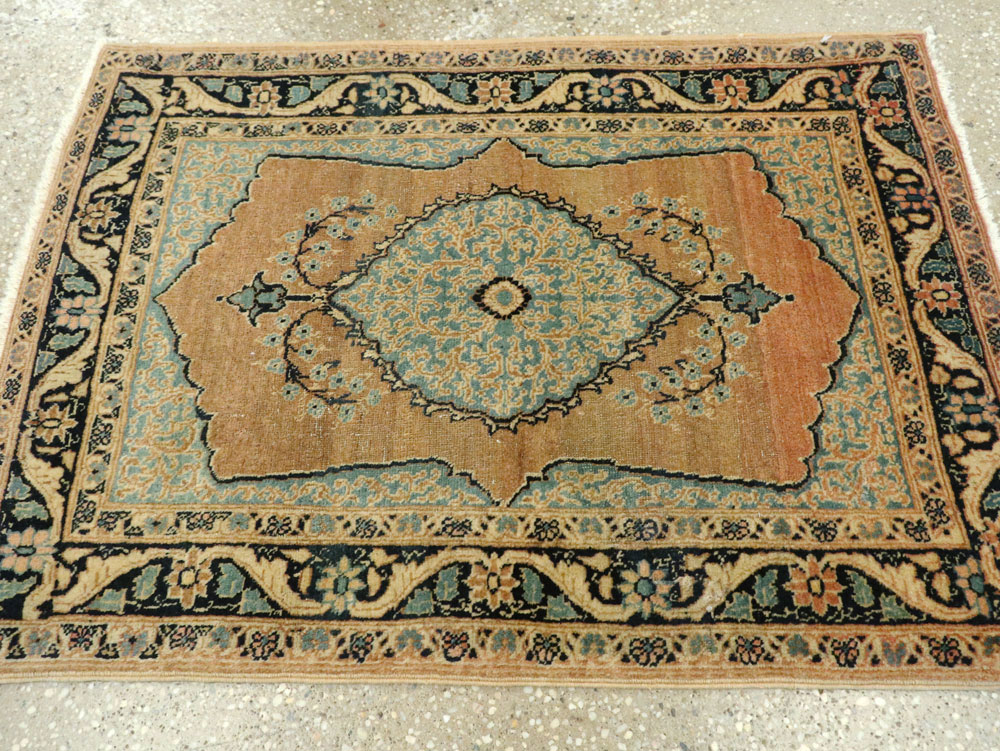 Antique Persian Tabriz Hagi Jalili Rug, No.23104 - Staging