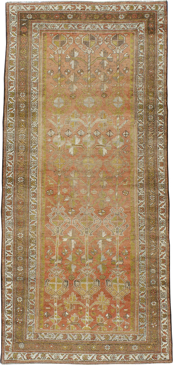 Antique Persian Kurdish Rug, No.23115 - Staging