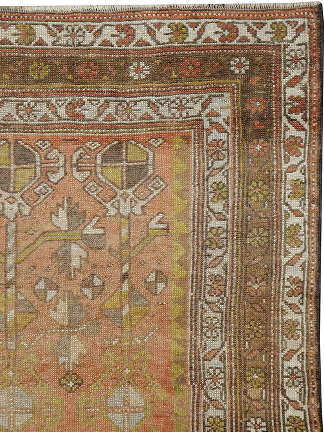 Antique Persian Kurdish Rug, No.23115 - Staging