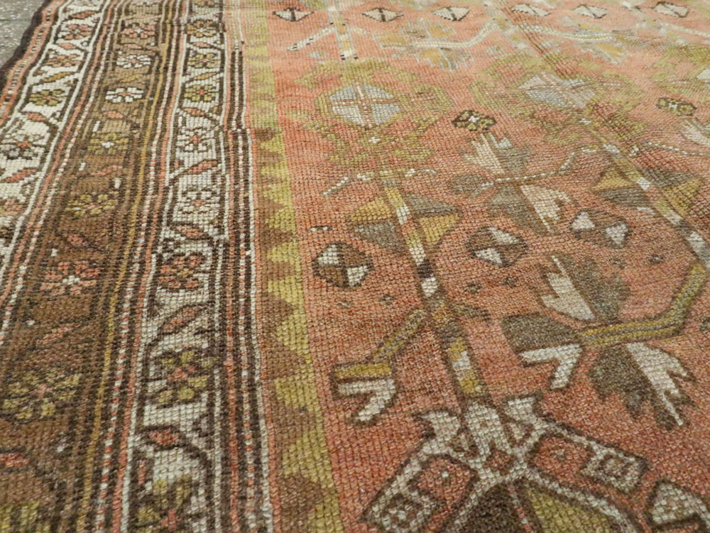 Antique Persian Kurdish Rug, No.23115 - Staging