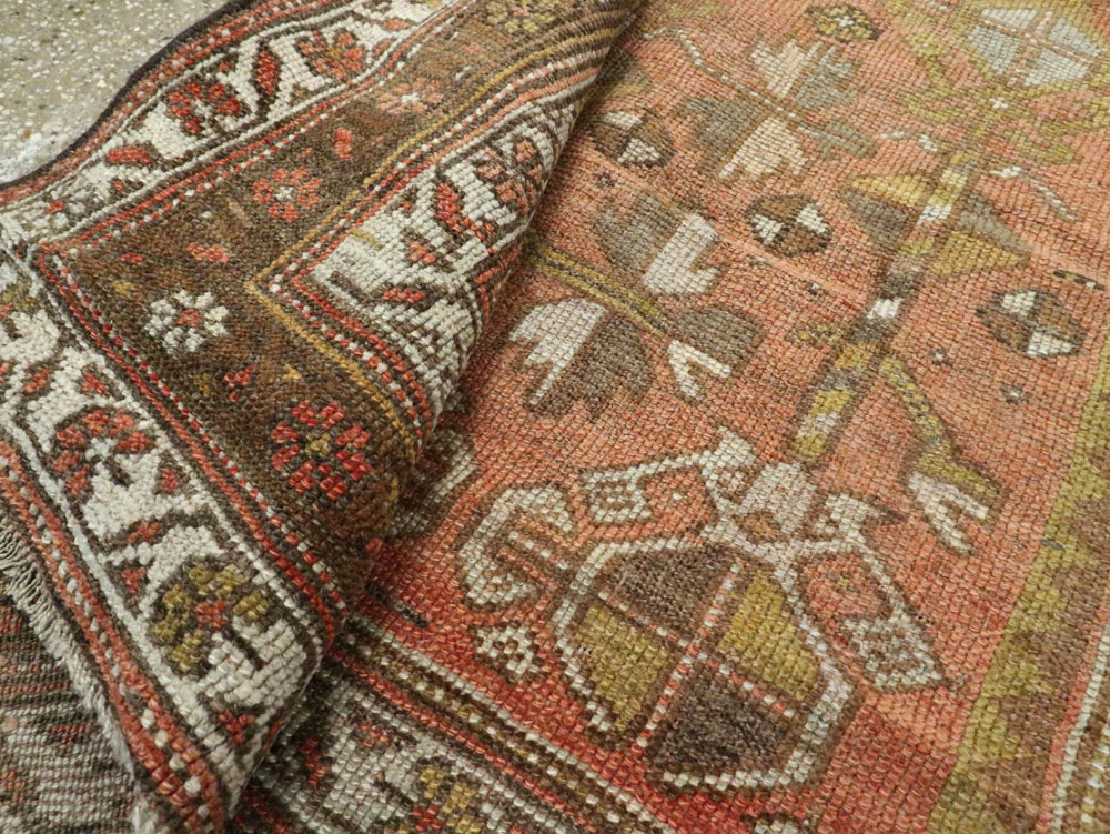 Antique Persian Kurdish Rug, No.23115 - Staging