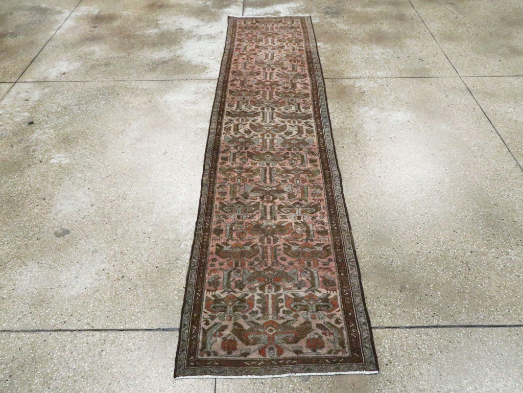 Antique Persian Serab Runner, No.23120 - Staging