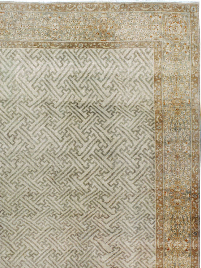 Antique Indian Lahore Carpet, No.23122 - Staging