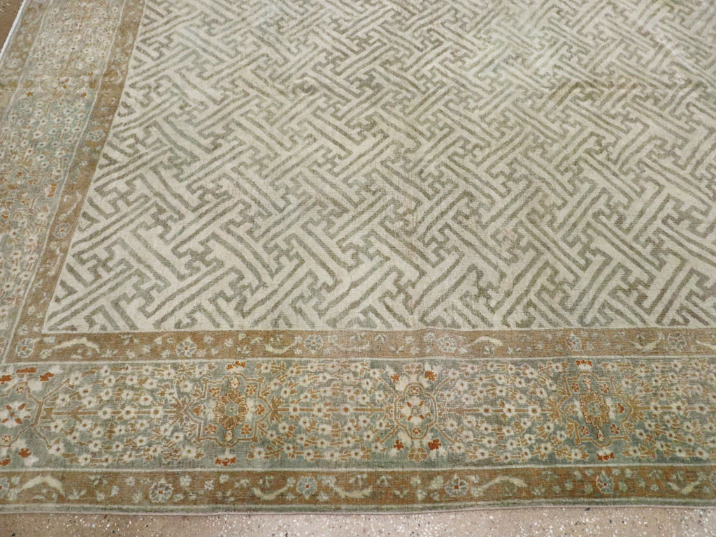 Antique Indian Lahore Carpet, No.23122 - Staging