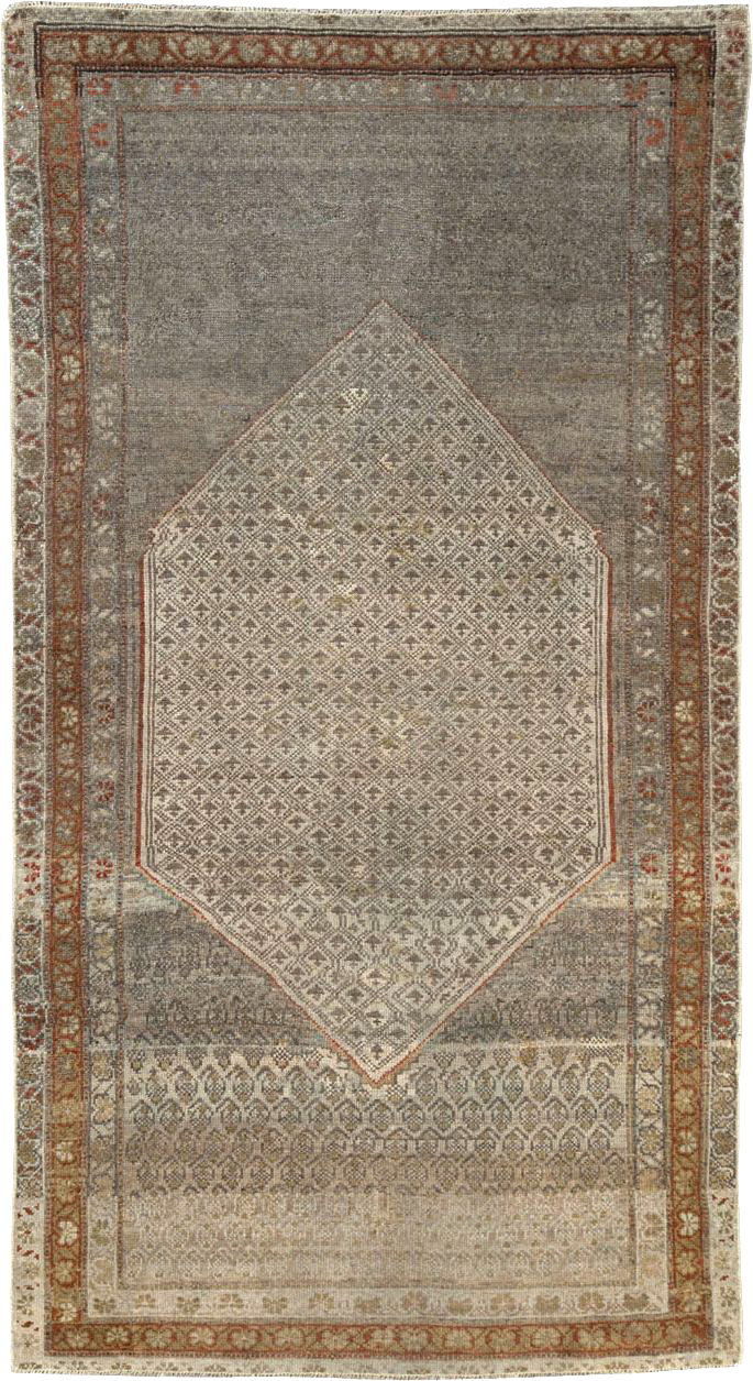 Vintage Persian Malayer Rug, No.23125 - Staging