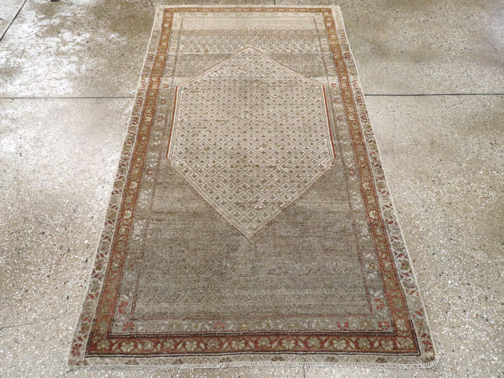 Vintage Persian Malayer Rug, No.23125 - Staging
