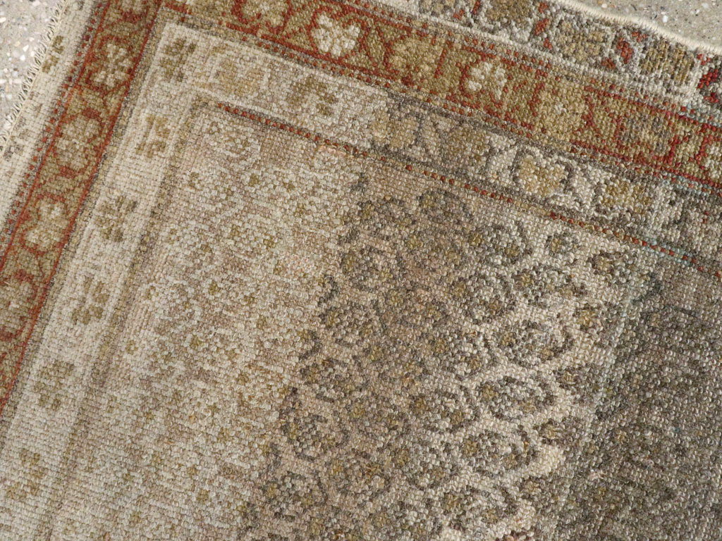 Vintage Persian Malayer Rug, No.23125 - Staging