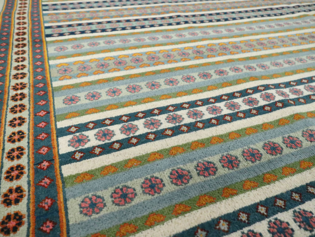 Vintage Persian Kashan Carpet, No.23128 - Staging