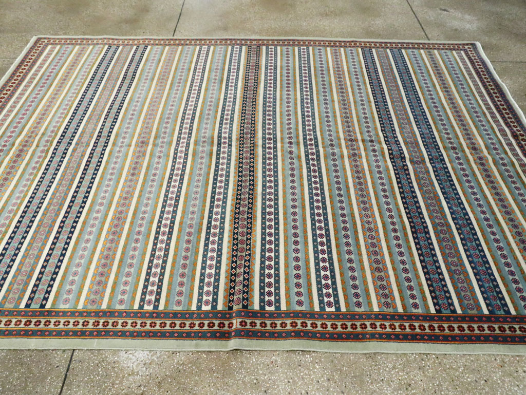 Vintage Persian Kashan Carpet, No.23128 - Staging