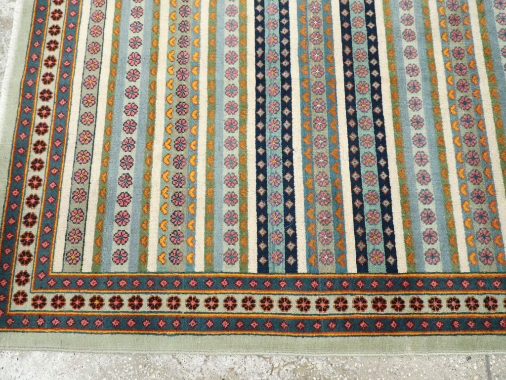 Vintage Persian Kashan Carpet, No.23128 - Staging