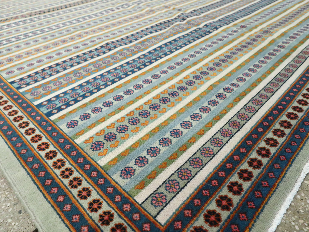 Vintage Persian Kashan Carpet, No.23128 - Staging