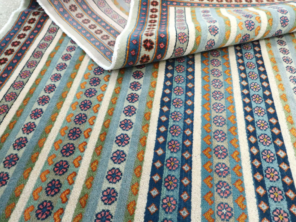 Vintage Persian Kashan Carpet, No.23128 - Staging