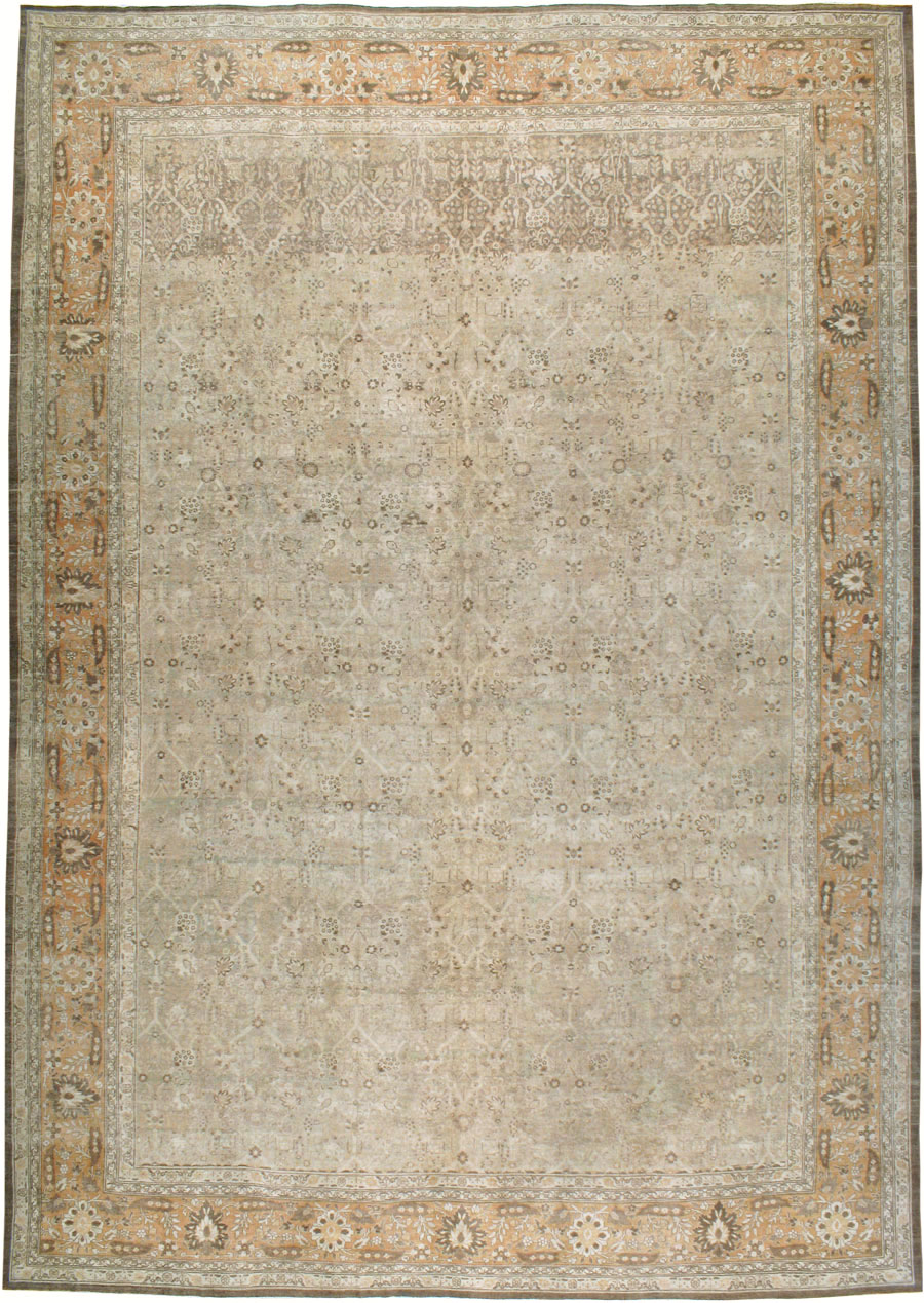 Antique Persian Tabriz Carpet, No.23129 - Staging