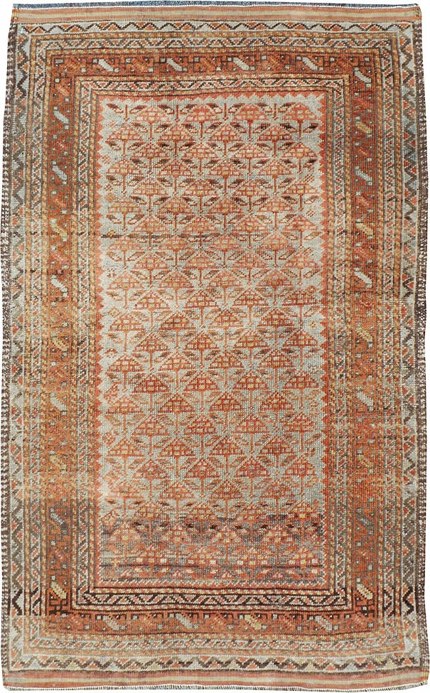 Vintage Persian Baluch Rug, No.23131 - Staging