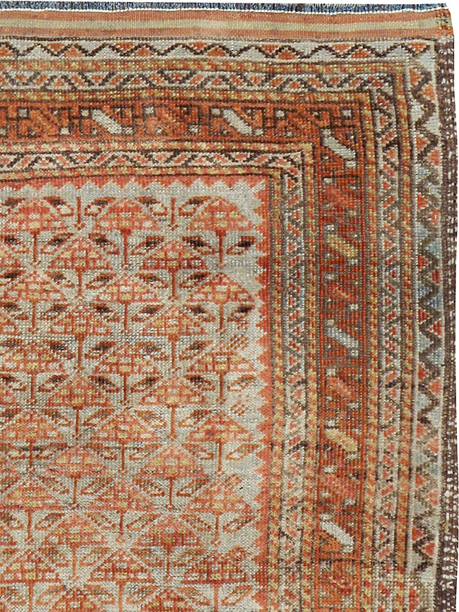 Vintage Persian Baluch Rug, No.23131 - Staging